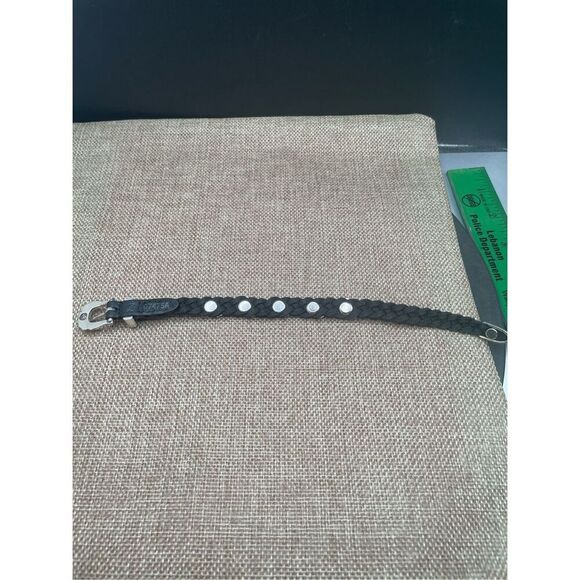 Brighton BANDITS Roped Heart Braid Bandit Bracelet STYLE 07475A Black - Picture 12 of 15